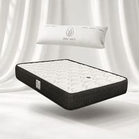 colchon viscoelastico 3d reversible 135 x 190 cm 21 cm eko confort alta transpiracion y nucleo ergonomico - regalo almohada visco aloe vera de copos