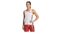 camiseta blanca adidas adizero para mujer