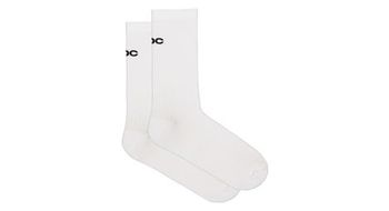 Calcetines largos poc cadence road blanco