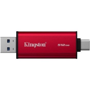 Disco Duro Kingston Dual USB-A/C 512GB SSD 1050MB/s Compacto Plug&Play