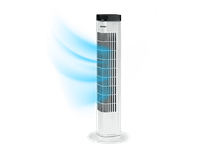 ventilador de torre - koenic ktf 725026 es tower fan 50 w 3 velocidades modos oscilacion y temporizador 1r8 h  blanco
