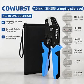 Alicates de crimpado multifuncionales SN-58B, herramienta de prensado en frío para conectores de resorte 2.8, 4.8, 6.3, reparación de arneses de cableado automotriz