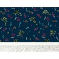fotomural vinilo infantil naves espaciales 400 x 300 cm