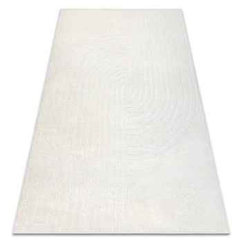 Alfombra Moderna Mode 8587 Geométrico Crema 180x270 Cm