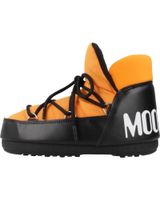 de moon boot botines mujer modelo mb pumps bi color naranja blkorng