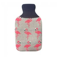 bolsa de agua caliente con funda 17 litros mimo flamencos