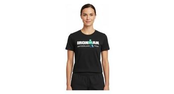 Camiseta de manga corta para mujer ironman suiza negra