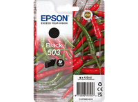 cartucho de tinta - epson 503 ink black tamano estandar hasta 210 paginas negro