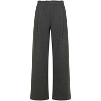 deha pantalon fluido pinstriped pleated palazzo para mujer