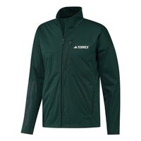 adidas terrex xpr softshell chaqueta para correr hombres-verde
