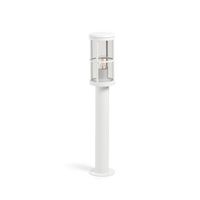 dopo lighting - baliza de jardin lug ip54 e27 mx 18w h650mm blanco