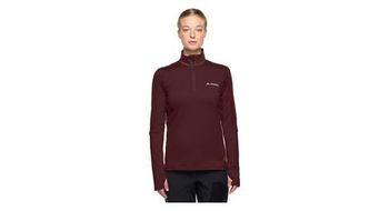 Vellon vaude livigno halfzip ii rojo  mujer