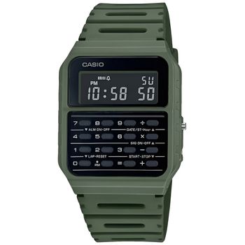 Reloj Casio Calculadora CA-53WF-3B verde - Alarma - Cronometro