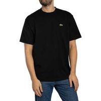 lacoste camiseta camiseta de jersey de algodon grueso para hombre