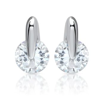 Pendientes exclusivos de plata 925 con circonita