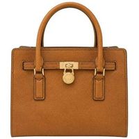 michael michael kors bolso de mano bolso de mano michael kors hamilton de piel marron para mujer