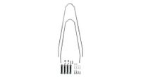 juego de patas sks force para velo 42   velo 47 standard negro