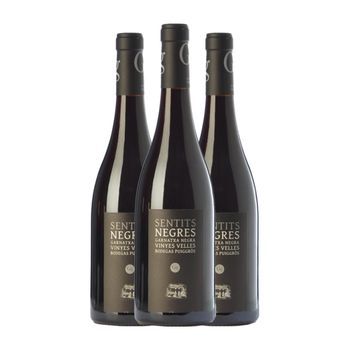 Puiggròs Vino Tinto Sentits Negres Negra Catalunya Crianza 75 Cl 14.5% Vol. (pack De 3 Unidades)
