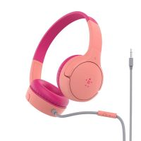 belkin soundform mini auriculares infantiles jack 35mm rosa