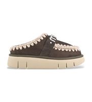 mou para mujer mufw531001a zuecos de piel bounce marron 40 plano ninguno casual