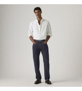 Levi's para hombre. 29507-1800 Vaqueros 502 Taper azul oscuro (34/34), Casual, Algodón, Denim, Marino