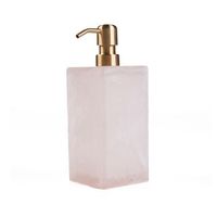 dispensador resina bazar bizar jabon - rosa blanco
