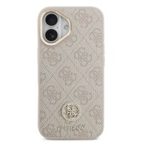 guess funda para iphone 17 r carcasa de polipiel rosa con logo 4g strass diseno elegante y ajuste preciso