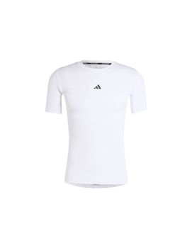 Camiseta de Fitness adidas Techfit Compression Training Hombre Blanco