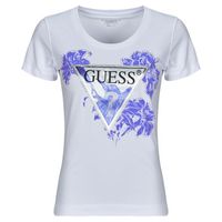 guess camiseta cn flower triangle para mujer
