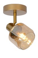 foco de techo de metal 1xe14 oro mate  laton