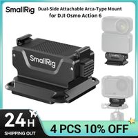 soporte de montaje de doble cara tipo arca smallrig action 6 para camara de accion compatible con dji osmo action 6 y dji osmo nano 6014