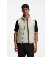 boss para hombre 50545867 chaleco urbanex beige xl casual poliester