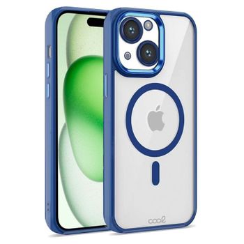 Cool Carcasa Magnética con Borde Marino para iPhone 15 Plus