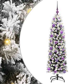 Árbol De Navidad Artificial Verde 150 Cm Pvc, Acero Y Plástico Vidaxl