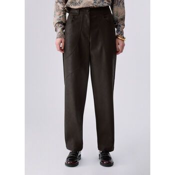 Liu Jo Pantalones Pantalones baggy en tejido revestido para mujer
