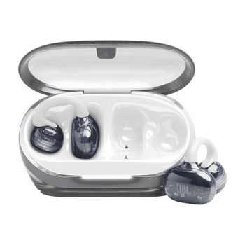 Auriculares JBL Soundgear Clips inalámbricos Bluetooth con Cancelación de Ruido, micrófono y protección IP54, blancos