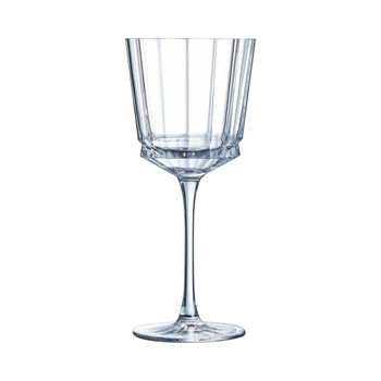 4 copas con pie 35 cl cristalino transparente