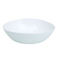 ensaladera de porcelana blanco