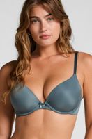 hunkemoller sujetador con aros preformado plunge azul