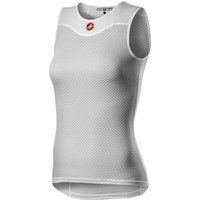 castelli womens pro issue 2 sleeveless baselayer white