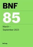 bnf 85 british national formulary march 2023