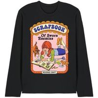 steven rhodes camiseta manga larga scrapbook of sworn enemies para hombre