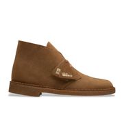 clarks para hombre 26155481 botas de piel desert marron 44 plano ante cordones casual