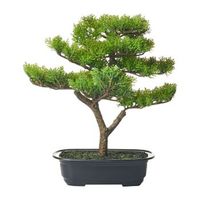 planta artificial en maceta pino bonsai interior decoracion de plastico 37 cm pine