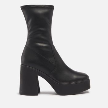 Steve Madden Women's Low Phoenix Faux Leather Platform Boots - UK 8