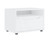mueble de tv visnes blanco 60x40x38 cm madera de ingenieria