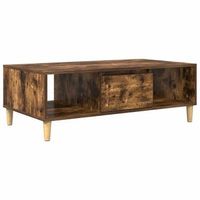 mesa de cafe roble ahumado 102 x 55 x 35 cm vidaxl