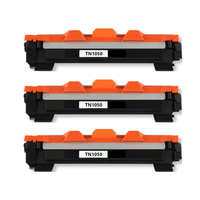 pack 3 toner compatible con brother tn1050 tn-1050 para brother dcp-1510 dcp-1512 dcp-1610 dcp-1612 hl-1110 hl-1112 hl-1210 hl-1212 mfc-1810 mfc-1910 mfc-1910