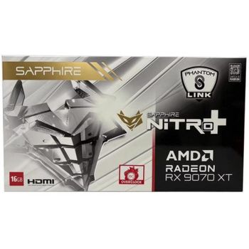 Tarjeta Gráfica Sapphire Radeon RX 9070 XT Nitro+ Gaming OC 16GB GDDR6 RDNA 4