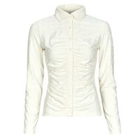 guess camisa ls shirring nyna para mujer